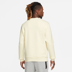 NIKE Sportswear Club Fleece Crew Sweatshirt Herren 133 - sail/white S
