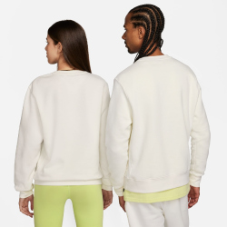 NIKE Sportswear Club Fleece Crew Sweatshirt Herren 133 - sail/white S