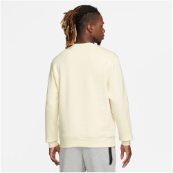 NIKE Sportswear Club Fleece Crew Sweatshirt Herren 133 - sail/white L