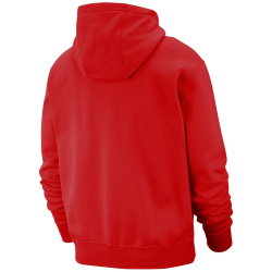 NIKE Sportswear Club Fleece Kapuzenjacke 657 - university red/university red/white L