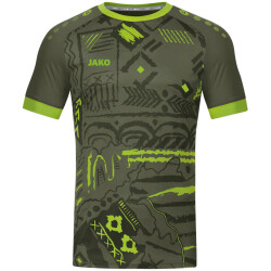 JAKO Tropicana Trikot Herren 231 - khaki/neongrün L