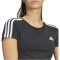 adidas Essentials 3-Streifen Baby Tee T-Shirt Damen