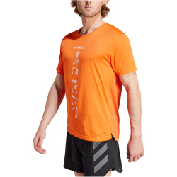 adidas TERREX Agravic Trailrunning T-Shirt Herren AELF - seimor/white XXL