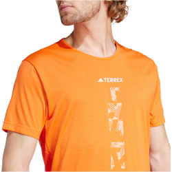 adidas TERREX Agravic Trailrunning T-Shirt Herren AELF - seimor/white XXL