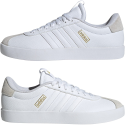 adidas VL Court 3.0 Sneaker Damen ID8795 - cloud white/cloud white/grey one 37 1/3