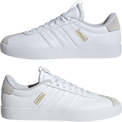 adidas VL Court 3.0 Sneaker Damen 01F7 - ftwwht/ftwwht/greone 38 2/3