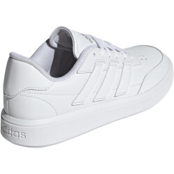 adidas Courtblock Sneaker Damen 01F7 - ftwwht/ftwwht/msilve 38
