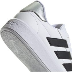 adidas Courtblock Sneaker Damen 01F7 - ftwwht/cblack/silvmt 38 2/3