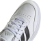 adidas Courtblock Sneaker Damen 01F7 - ftwwht/cblack/silvmt 38 2/3