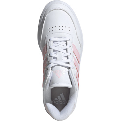 adidas Courtblock Sneaker Damen IF6466 - cloud white/clear pink/almost pink 36 2/3