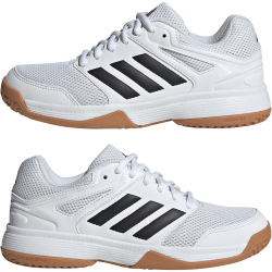 adidas Speedcourt Indoor Sportschuhe Kinder 01F7 - ftwwht/cblack/gum10 33