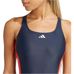 adidas 3-Streifen Colorblock Badeanzug Damen AA35 - legink/brired 40
