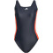 adidas 3-Streifen Colorblock Badeanzug Damen AA35 - legink/brired 40