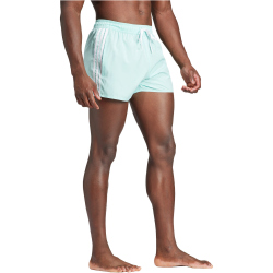 adidas 3-Streifen CLX Badeshorts Herren AEXY - seflaq/white S