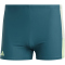 adidas Colorblock 3-Streifen Boxer-Badehose Herren AA35 - legink/grespa/blubrs/ 6 (M)