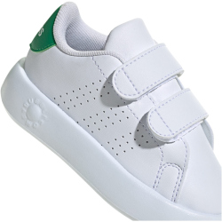 adidas Advantage Sneaker Kinder 01F7 - ftwwht/ftwwht/green 21