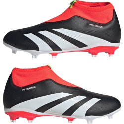 adidas Predator League LL Firm-Ground Fu&szlig;ballschuhe Kinder A0QM - cblack/ftwwht/solred 28