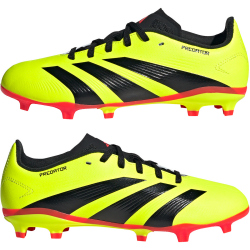 adidas Predator League Firm-Ground Fußballschuhe Kinder AEQ4 - tesoye/cblack/solred 30