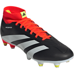 adidas Predator League Sock SG Stollen-Fu&szlig;ballschuhe Herren A0QM - cblack/ftwwht/solred 40 2/3
