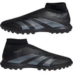 adidas Predator League Laceless TF Multinocken-Fu&szlig;ballschuhe Herren A0QM - cblack/carbon/cblack 44
