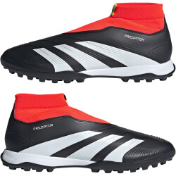adidas Predator League Laceless TF Multinocken-Fußballschuhe Herren A0QM - cblack/ftwwht/solred 45 1/3