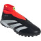 adidas Predator League Laceless TF Multinocken-Fußballschuhe Herren A0QM - cblack/ftwwht/solred 45 1/3