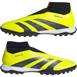 adidas Predator League Laceless TF Multinocken-Fußballschuhe Herren AEQ4 - tesoye/cblack/ftwwht 42 2/3