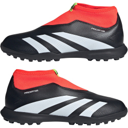 adidas Predator League LL TF Multinocken-Fu&szlig;ballschuhe Kinder A0QM - cblack/ftwwht/solred 35