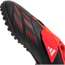 adidas Predator Club TF Multinocken-Fu&szlig;ballschuhe mit Klettverschluss Kinder A0QM - cblack/ftwwht/solred 28