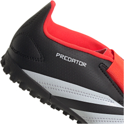 adidas Predator Club TF Multinocken-Fu&szlig;ballschuhe mit Klettverschluss Kinder A0QM - cblack/ftwwht/solred 28