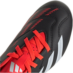 adidas Predator Club J Flexible-Ground Fußballschuhe Kinder A0QM - cblack/ftwwht/solred 38 2/3