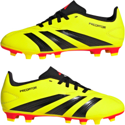 adidas Predator Club J Flexible-Ground Fu&szlig;ballschuhe Kinder AEQ4 - tesoye/cblack/solred 30