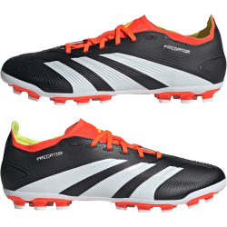adidas Predator League 2G/3G AG Kunstrasen-Fu&szlig;ballschuhe Herren A0QM - cblack/ftwwht/solred 40 2/3