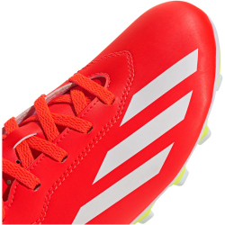 adidas X Crazyfast Club Flexible-Ground Fu&szlig;ballschuhe Kinder 088A - solred/ftwwht/tesoye 32