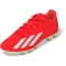 adidas X Crazyfast Club Flexible-Ground Fußballschuhe Kinder 088A - solred/ftwwht/tesoye 35