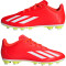 adidas X Crazyfast Club Flexible-Ground Fußballschuhe Kinder 088A - solred/ftwwht/tesoye 35
