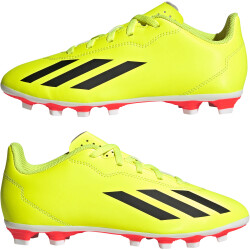 adidas X Crazyfast Club Flexible-Ground Fußballschuhe Kinder AEQ4 - tesoye/cblack/ftwwht 34
