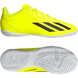 adidas X Crazyfast Club IN Hallen-Fußballschuhe Kinder AEQ4 - tesoye/cblack/ftwwht 35