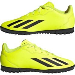 adidas X Crazyfast Club TF Multinocken-Fußballschuhe Kinder AEQ4 - tesoye/cblack/ftwwht 32