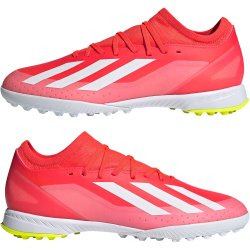 adidas X Crazyfast League TF Multinocken-Fu&szlig;ballschuhe Herren 088A - solred/ftwwht/tesoye 42