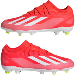 adidas X Crazyfast League Firm-Ground Fußballschuhe Kinder 088A - solred/ftwwht/tesoye 33