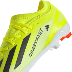 adidas X Crazyfast League Firm-Ground Fußballschuhe Kinder AEQ4 - tesoye/cblack/ftwwht 33