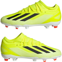 adidas X Crazyfast League Firm-Ground Fußballschuhe Kinder AEQ4 - tesoye/cblack/ftwwht 33