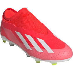 adidas X Crazyfast League Laceless Firm-Ground Fußballschuhe Kinder 088A - solred/ftwwht/tesoye 37 1/3