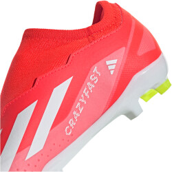 adidas X Crazyfast League Laceless Firm-Ground Fußballschuhe Kinder 088A - solred/ftwwht/tesoye 37 1/3
