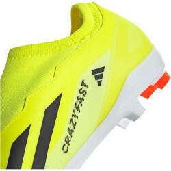 adidas X Crazyfast League Laceless Firm-Ground Fußballschuhe Herren AEQ4 - tesoye/cblack/ftwwht 43 1/3