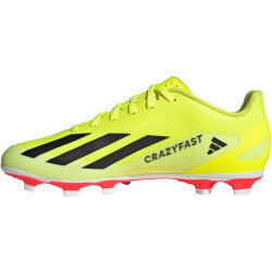 adidas X Crazyfast Club Flexible-Ground Fußballschuhe Herren AEQ4 - tesoye/cblack/ftwwht 44