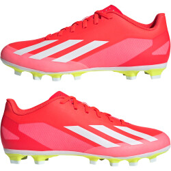 adidas X Crazyfast Club Flexible-Ground Fußballschuhe Herren 088A - solred/ftwwht/tesoye 45 1/3