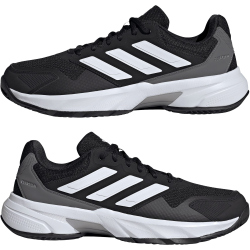 adidas Courtjam Control 3 Clay Tennisschuhe Herren ID7392 - core black/cloud white/grey four 40 2/3