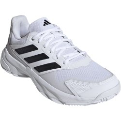 adidas Courtjam Control 3 Tennisschuhe Herren IF7888 - cloud white/core black/grey two 41 1/3